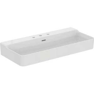 Ideal Standard Conca Ceram - Умивалник 100x45 см, с преливник, 3 отвора за смесител, бял T379801 (T379801)