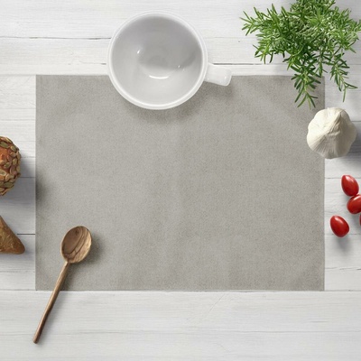 Biante Prostírání imitace broušené kůže Alcantara ALC-014 Světle šedé 35x45 cm