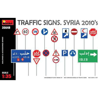 MiniArt Traffic Signs Syria 2010's 1:35