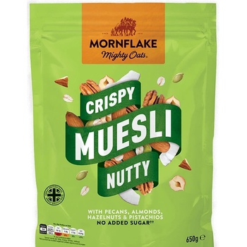 Mornflake Crispy Muesli Notoriously Nutty 650g