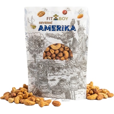 FITBOY Kešu pražené sýr a cibule 500 g