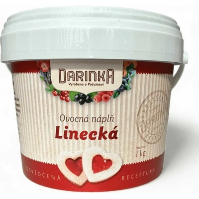 Darinka Ovocná Náplň na promazávání Linecká 1 kg – Zboží Dáma