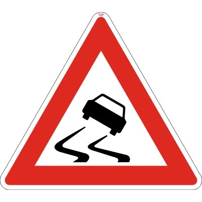 Dopravní Značka A8 velká Nebezpečí smyku