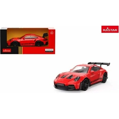 Rastar Kovové autíčko Porsche 911 GT3 RS 1:43 červené