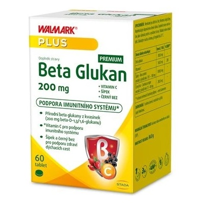 Walmark Beta Glukan 200 mg 60 tablet