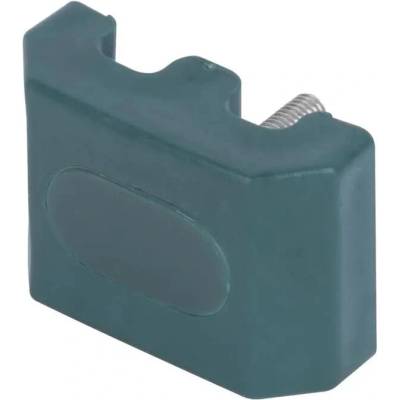 Úchytka Strend Pro EUROSTANDARD, 60x40 mm, zelená, na plotový panel, vrátane skrutky, tvar M