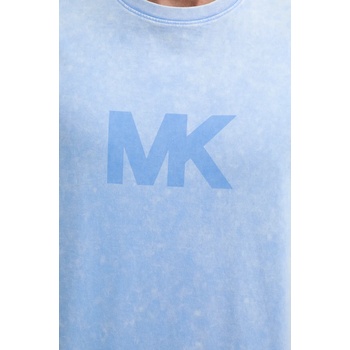 Michael Kors Памучна тениска Michael Kors в синьо с принт CS552I11V2 (CS552I11V2)