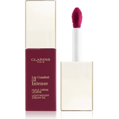 Clarins Lip Comfort Oil Intense маслен гланц за устни с подхранващ ефект цвят 02 Intense Plum 6ml