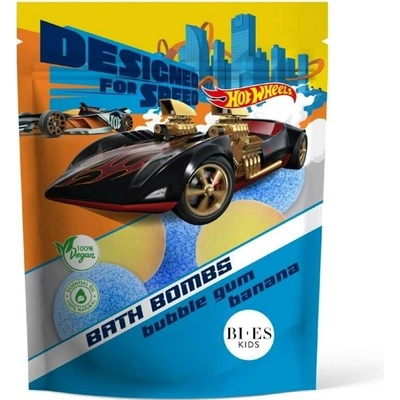 Koupelové bomby HOT WHEELS s vůní žvýkačky a banánu