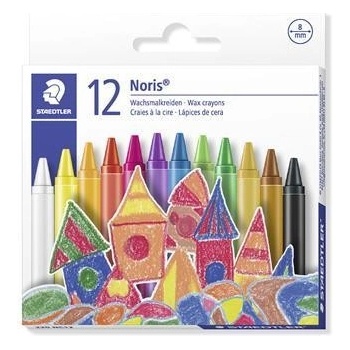 Voskovky, STAEDTLER "Noris 220", 12 rôznych farieb - 12 ks/set