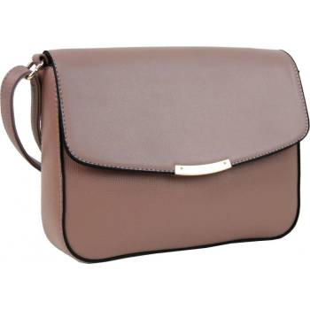 Podélná crossbody kabelka F007 starorůžová