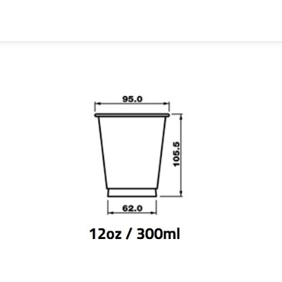 Jopka Pohár 300ml PET pr. 95mm 50