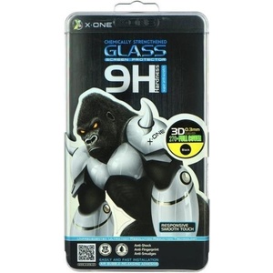 X-One Извит Стъклен Протектор за iPhone 6/6s, X-one 3D Full Glue Glass, Прозрачен (5901737323057)