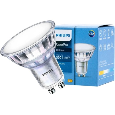 Philips LED žiarovka GU10 4,9W = 50W 550lm 3000K Warm 120°