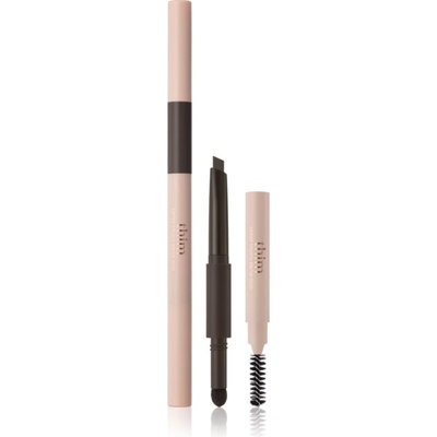 thim Artist Touch Brow Duo двустранен молив за вежди с четка цвят 03 Black Brown 0.6 гр
