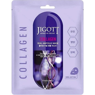 JIGOTT Ампулна маска за лице с колаген JIGOTT COLLAGEN REAL AMPOULE MASK 27 ml