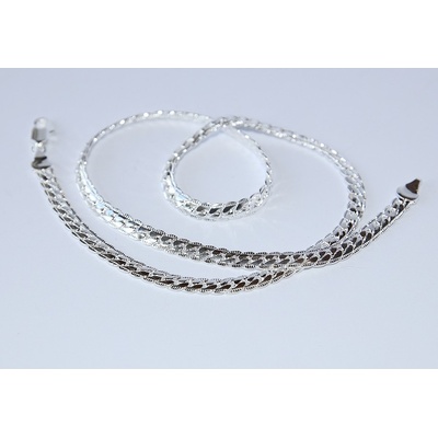 Fashion Jewerly Řetízek Silný řetěz nejen pro muže, Elegantní had 2888