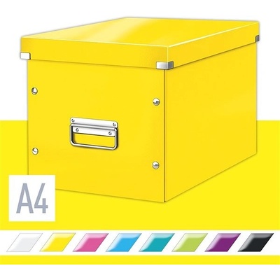 Leitz WOW Click & Store A4 32 x 31 x 36 cm, žltá