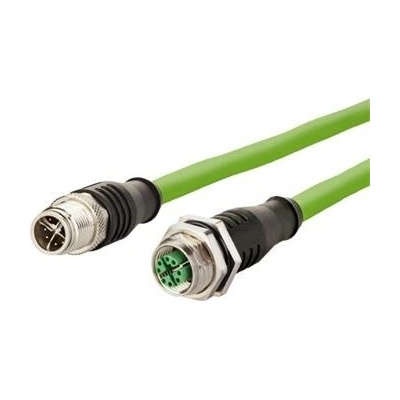 Metz Connect 142M2X12010 M12 8pin (M) kód X - M12 8pin (F) kód X 1m