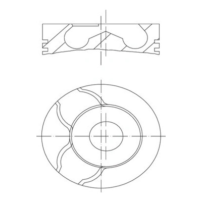 Piest MAHLE ORIGINAL 028 PI 00122 000 (028PI00122000)