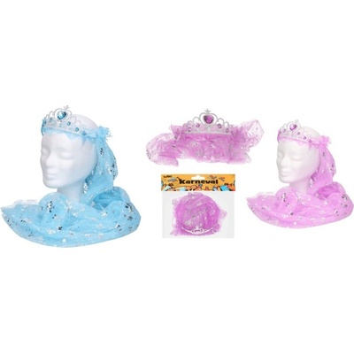 Set karneval čelenka so závojom - náhodná