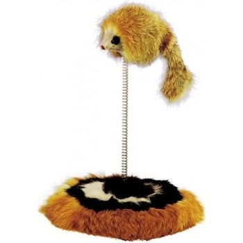 Image 1 of NOBBY ДРАСКАЛКА ЗА КОТКИ С МИШКА НА ПРУЖИНА 80031