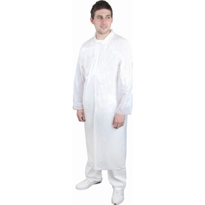 Ardon H4043 Jednorázový PE plášť STEVE 10 ks bílý