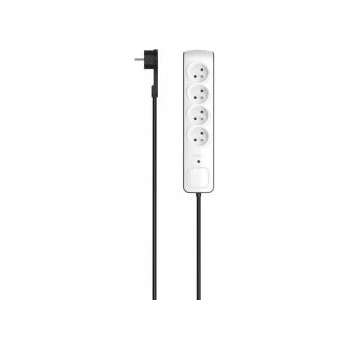 Hama Premium anti-surge power strip 4 slots 3 m white (P22237620000)