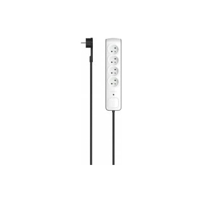 Hama Premium anti-surge power strip 4 slots 3 m white (P22237620000)