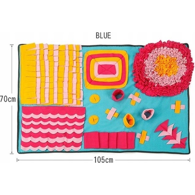 Snuffle Mat čuchacia dečka modrá 105 cm
