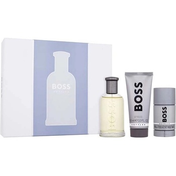 HUGO BOSS Bottled Подаръчен комплект за мъже Размер EDT 100 ml + 75 gr стик + 100 ml душ гел