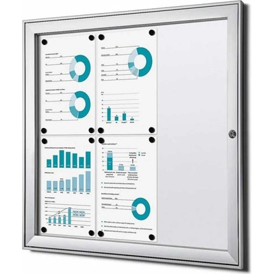A-Z Reklama CZ Vitrína interier-exterier SCS6xA4B1 s protipožární certifikací B1 - 6xA4