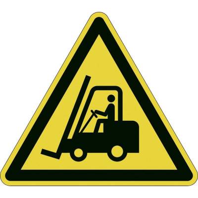 Durable 173404 Symbol -varování před chodby ford vytvářejí- žlutá, černá 1 ks (d x š x v) 430 x 430 x 0.4 mm