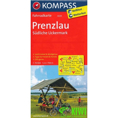 Prenzlau, Sudliche Uckermark 1:70 t. laminovaná
