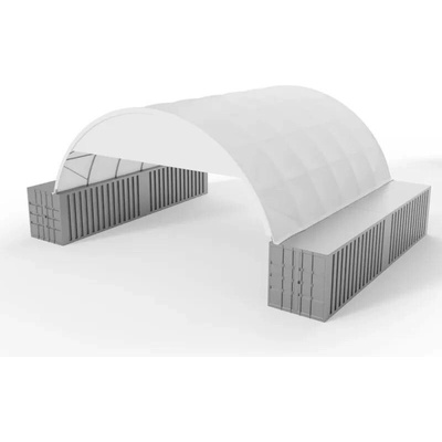 Gazelt Štítový kryt pro zastřešení 10 m PVC 750 g/m²