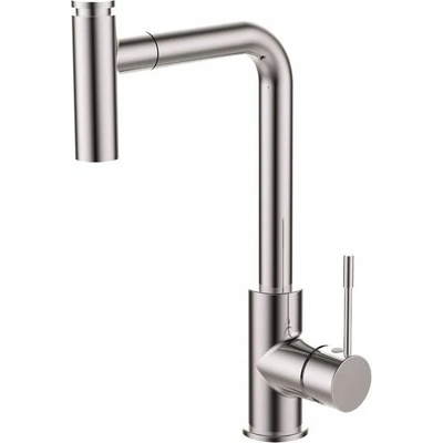 Inter Ceramic Стоящ смесител за кухн, Inter Ceramic, ICF 7163228, с изтеглящ душ (7163228)