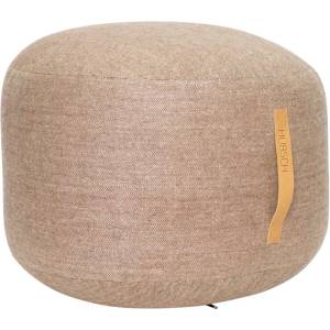 Hübsch Светлокафяв пуф Zerio, ø 50 cm Mochi - Hübsch (700804)