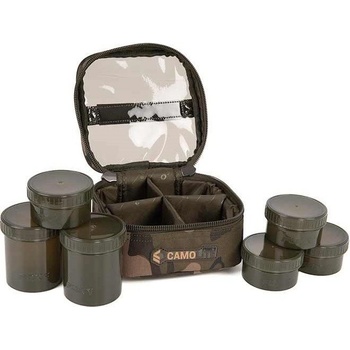 Fox Puzdro na nástrahy Camolite 6 Pot Hookbait Case