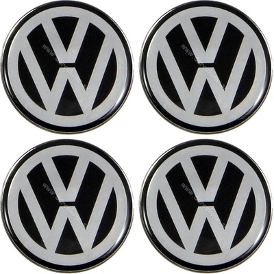 nálepky VOLKSWAGEN kolesovky o 5,5 cm čierne
