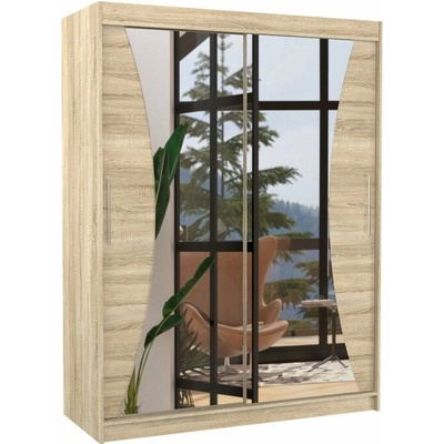 Sconto MANOLI 200 x 150 cm dub sonoma
