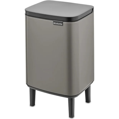 Brabantia Кош за смет Brabantia Bo Small Hi 7L, Platinum (1006644)