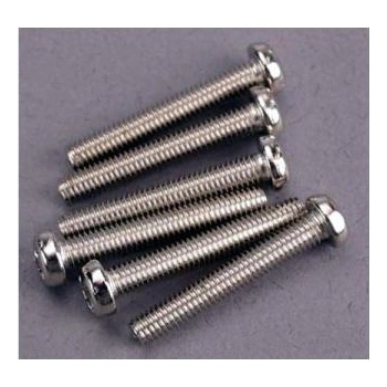 Traxxas кръстата винт M3x20mm полукръгла глава цинк. (6)