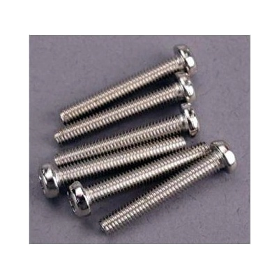 Traxxas кръстата винт M3x20mm полукръгла глава цинк. (6)