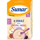 Sunar mliečna kaša s 8 cereáliami slivka, jablko 210 g