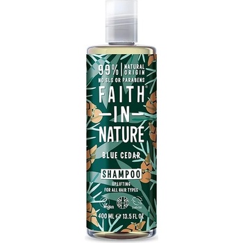 Faith in Nature For men přírodní šampon Bio Modrý cedr 400 ml