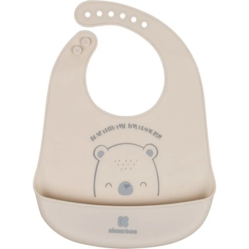 Image 1 of KikkaBoo Силиконов лигавник KikkaBoo - Bear with me, Grey (31303030045)