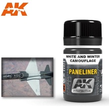 AK Weathering Air Paneliner For White and Winter Camouflage