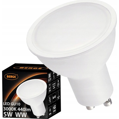 Milio LED žiarovka GU10 5W 440L teplá biela