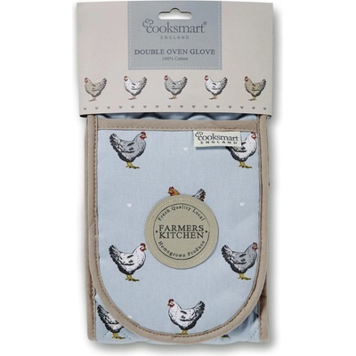 Cooksmart ® Двойни памучни кухненски ръкавици Фермери Farmers Kitchen - Cooksmart ® (9925)