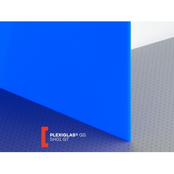 Röhm Plexisklo Plexiglas GS 3 mm 5H01 2030 x 3050 mm modré 1 ks